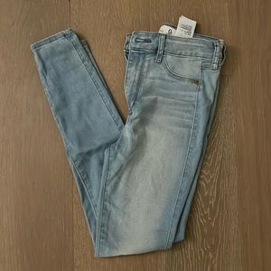 Abercrombie and fitch high rise jeggings